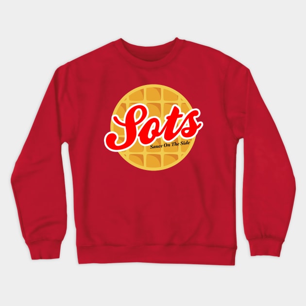 Sauce On The Side "Waffle" Crewneck Sweatshirt by Dove Call Records